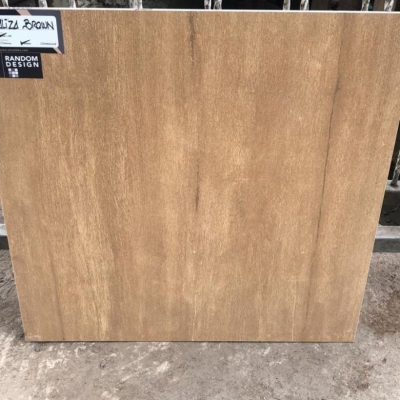 Granit Lantai 60x60 Kw1 Arna Aliza Brown