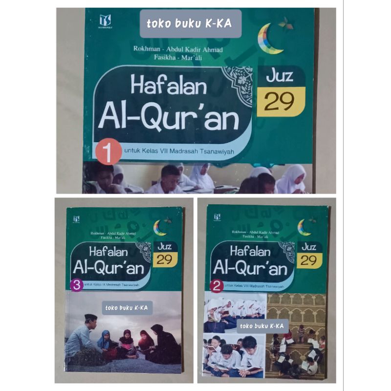 BUKU HAFALAN AL-QUR'AN JUZ 29 MTS DKI EDISI REVISI