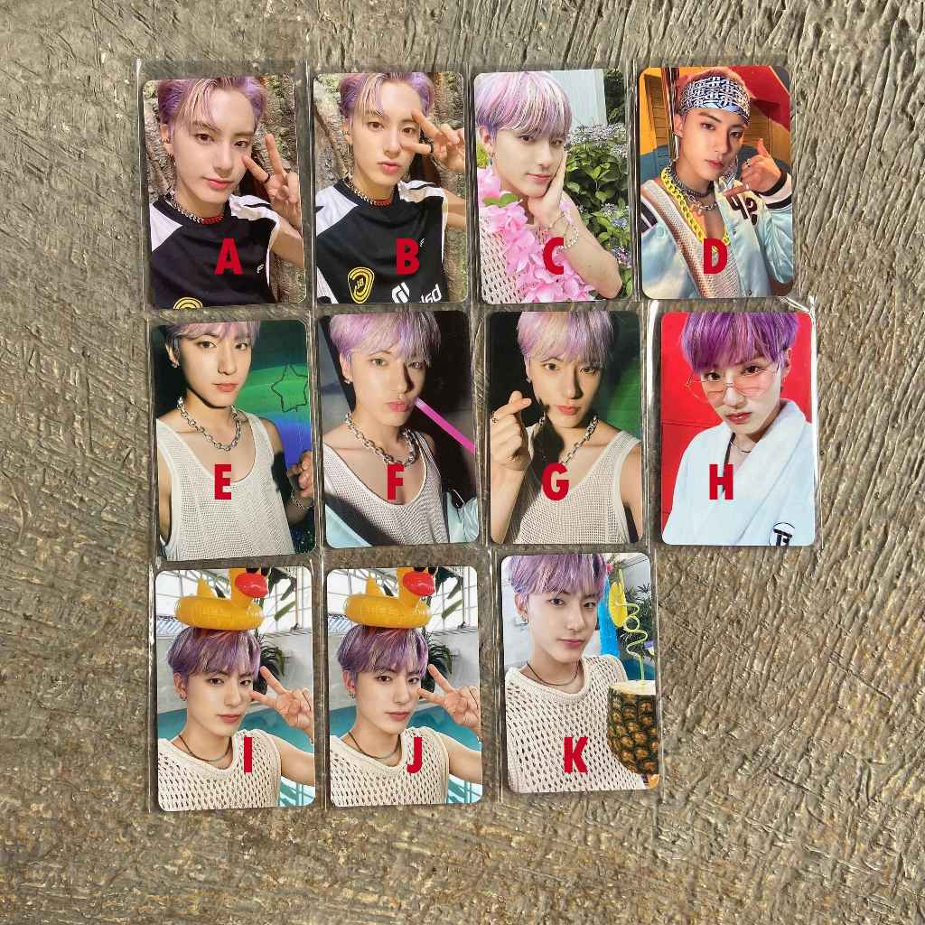 THE BOYZ PHOTOCARD PC ERIC THRILL RIDE BEBEK