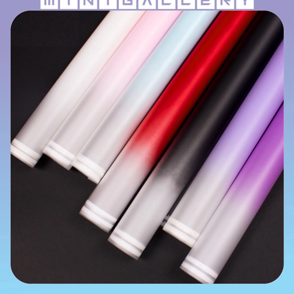 

Spesial Promo 2 LEMBAR Kertas buket cellophane gradient Flower Wrapping Paper Florist KB644