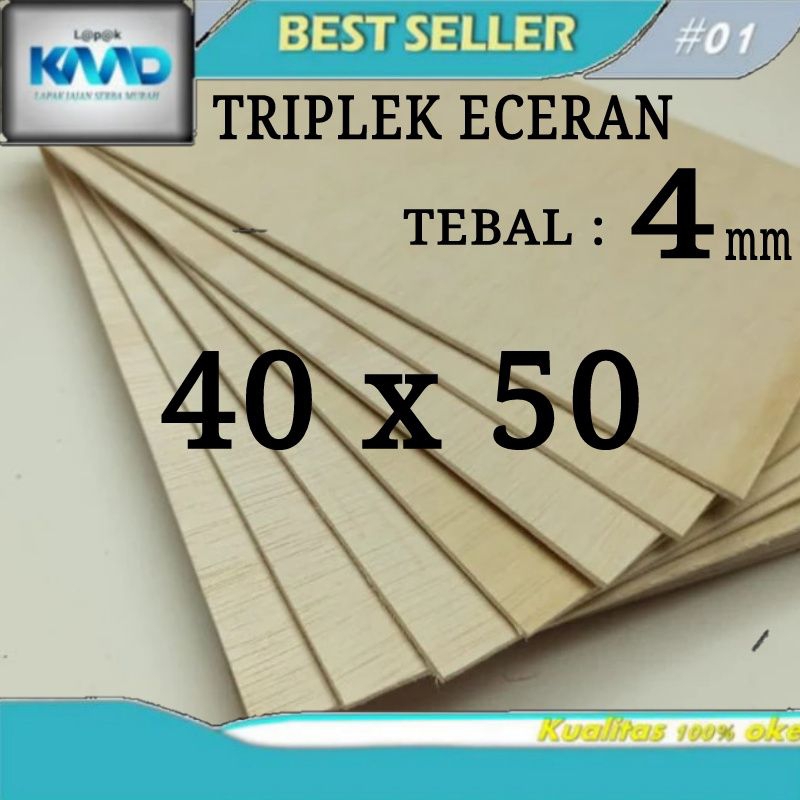 40x50 triplek 4mm albasia eceran multiplek potongan terima custom ukuran berkualitas