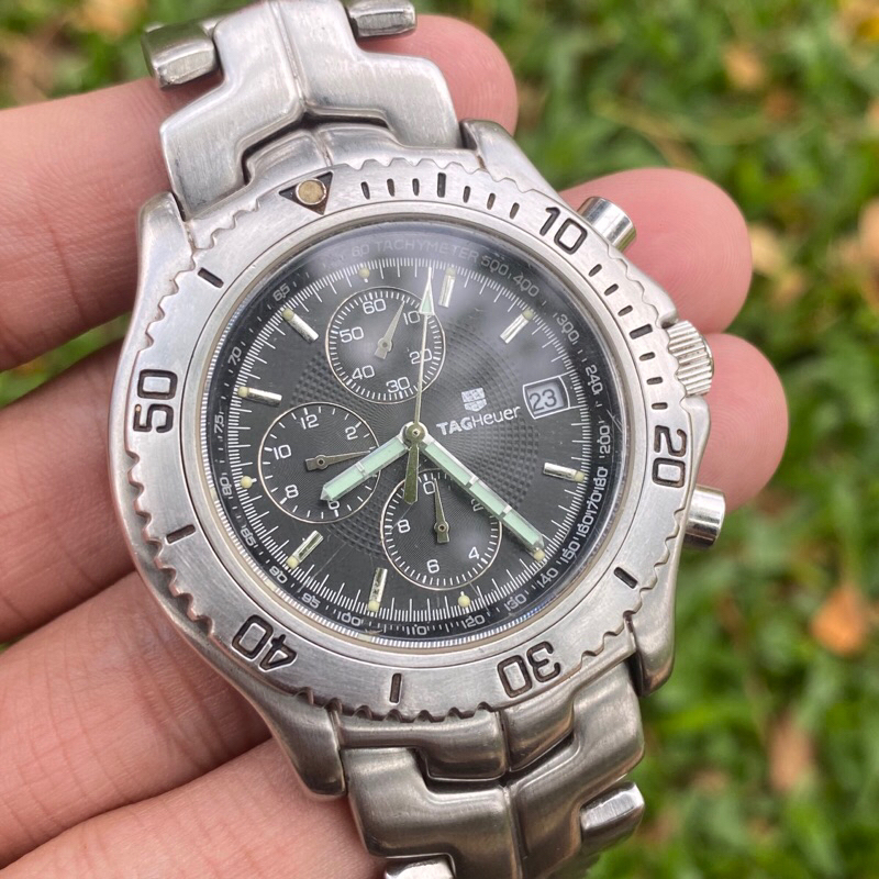 jam tangan Tag heu er Chronograph Quartz japan Diver vintage jadul kono antik mewah pria