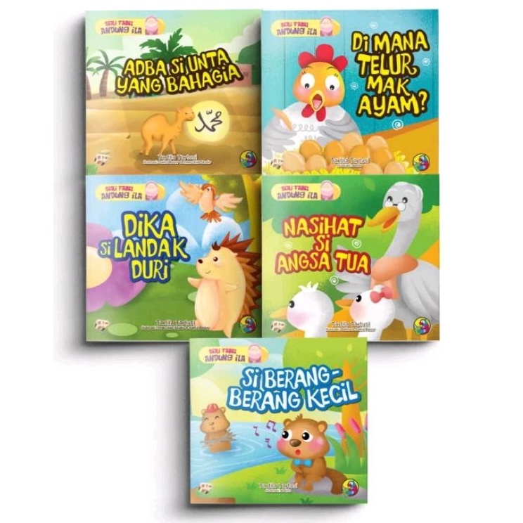 1 Set Seri Fabel Andung Ila - Tartila Tartusi