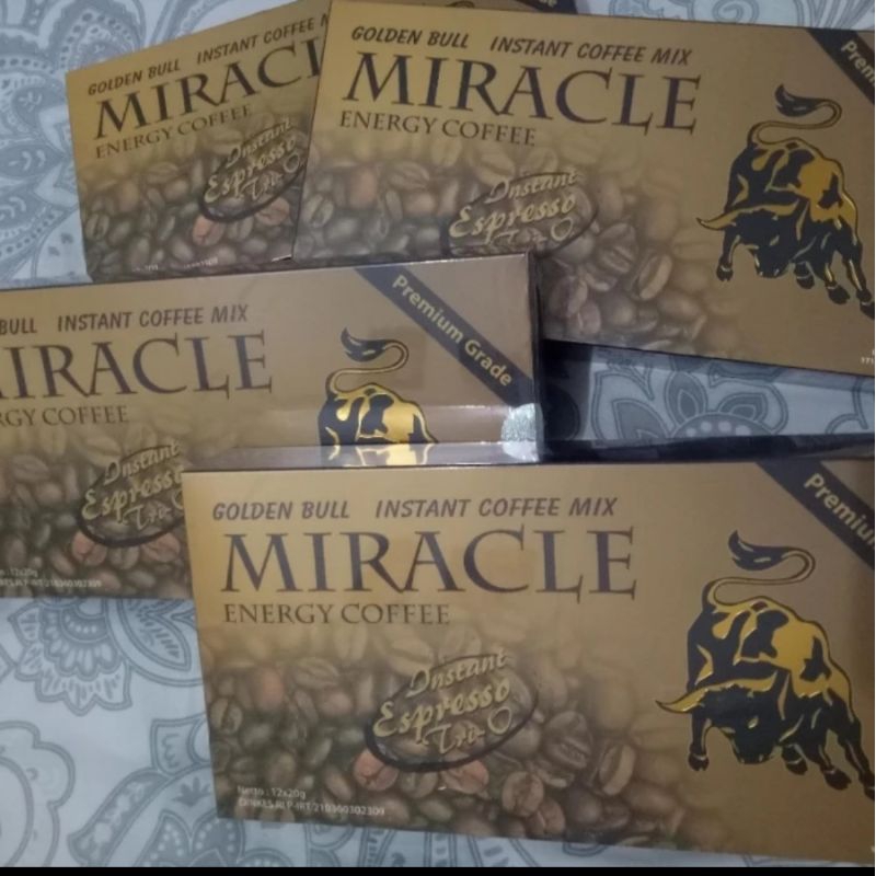 

KOPI MIRACLE isi 12 Sachet/box