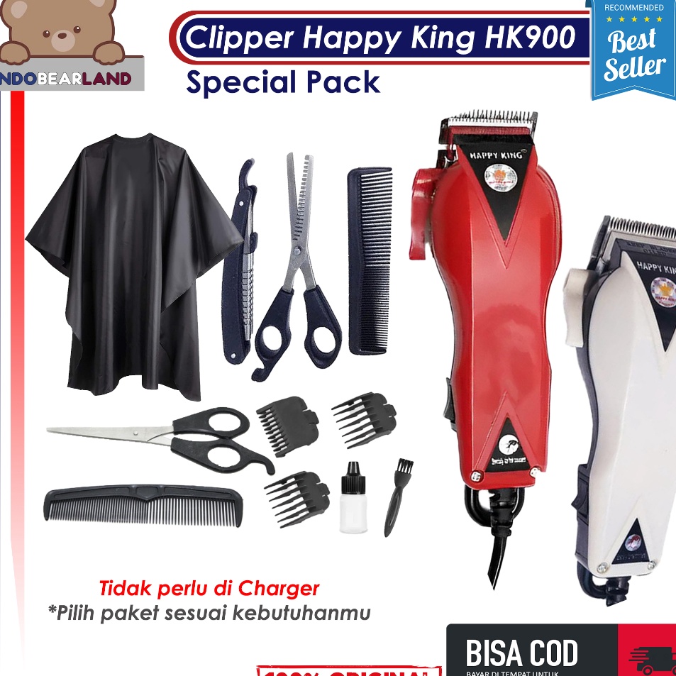Super Deals  Alat Cukur Rambut Happy King Alat Cukur Rambut Listrik Proclipper Happy King HK  9