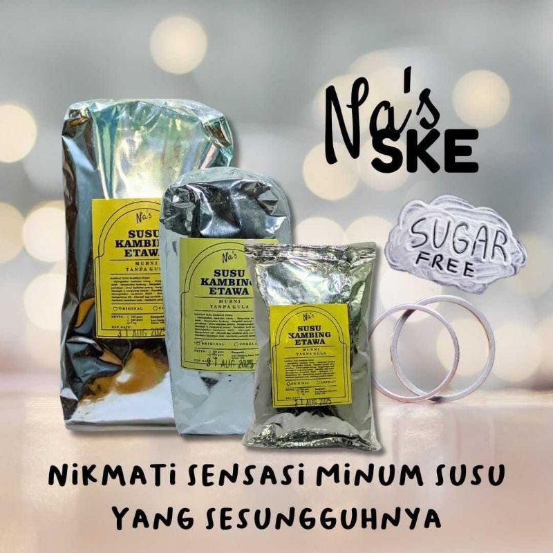 

Nas SKE Susu Kambing Etawa Bubuk Murni Tanpa Gula