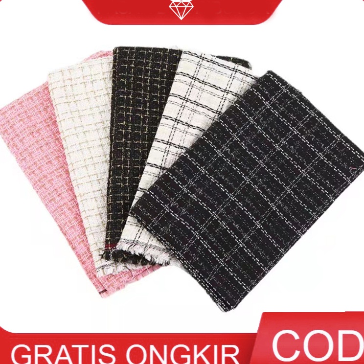 

Dapatkan Voucher Wrapping Korean Tweed Bahan Kain Perlengkapan Buket Bunga W35