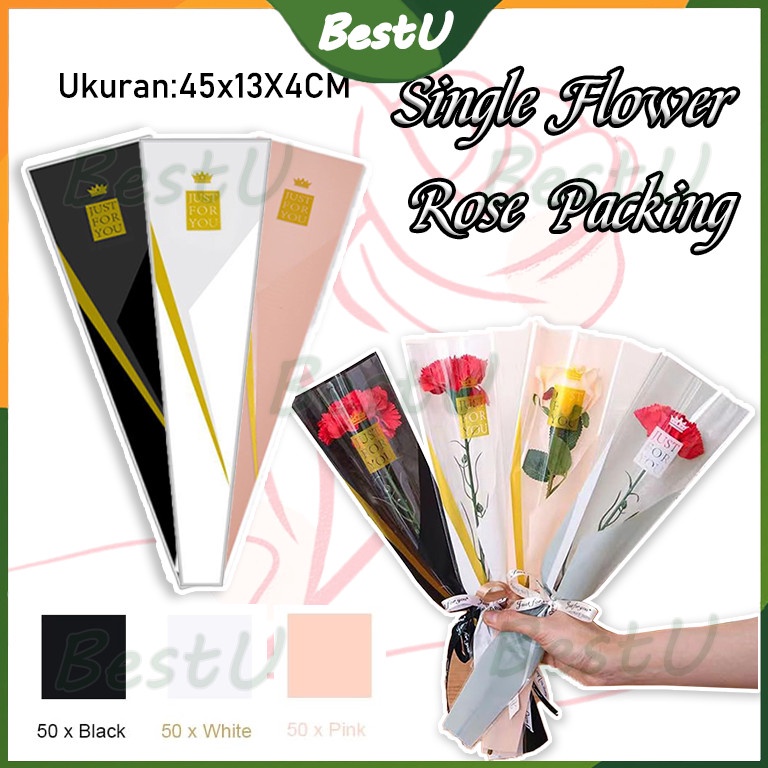 

Hemat Khusus Kertas Pembungkus Buket Satu Bunga Mawarbunga mawar bungkus plastikplastik bunga satuanCellophane Tangkai Mawarbungatangkai artificial