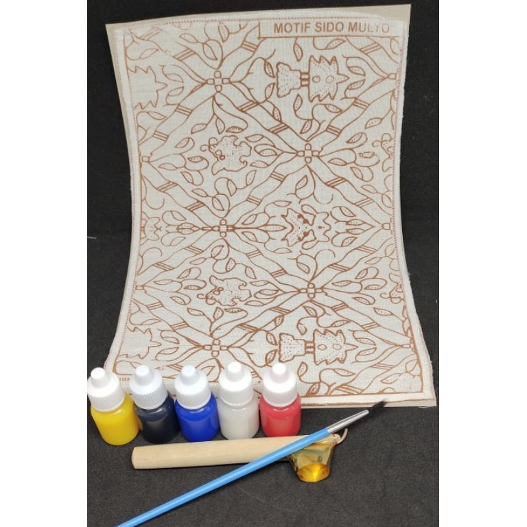 

Diskon Pemesanan prakarya batik tugas sekolah lengkap 5 tinta warna
