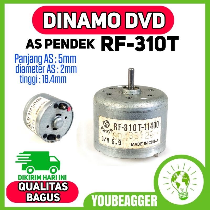 Dinamo Vcd generator untuk layangan RF310T