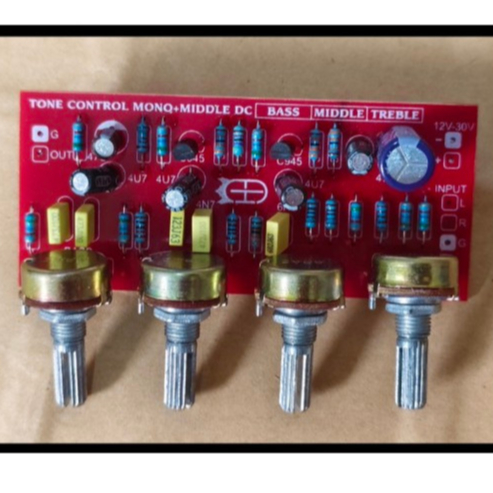 tone control DC mono middle 4 potensio DC