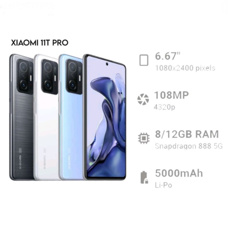 XIAOMI 11T PRO 5G Second