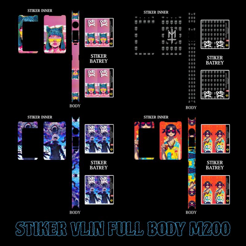 

Stiker VNIL M200 full bodyi