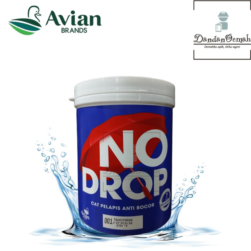 Cat Tembok Eksterior & Interior / Waterproof / Avian No Drop / Kemasan 1kg