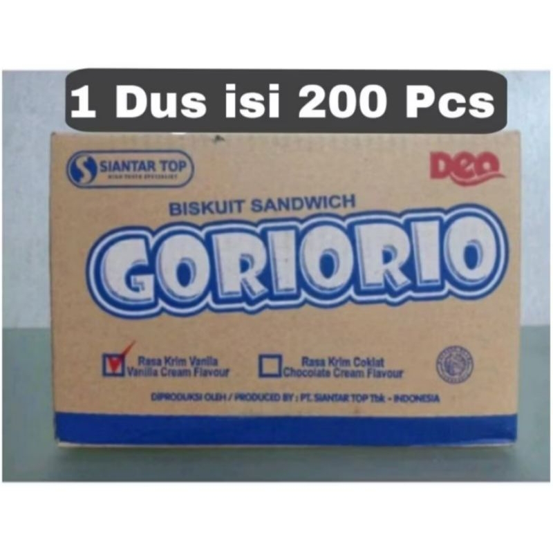 

biskuit Goriorio 1 dus isi 200 pcs