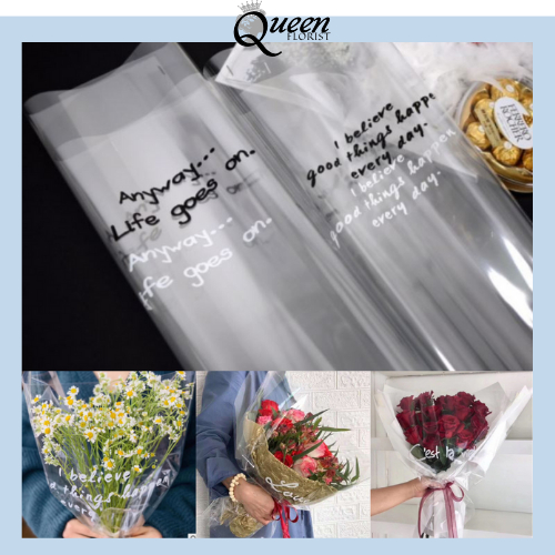 

Kertas Buket Bunga Opp Transparan Bening Cellophane Flower Wrapping Paper 6049