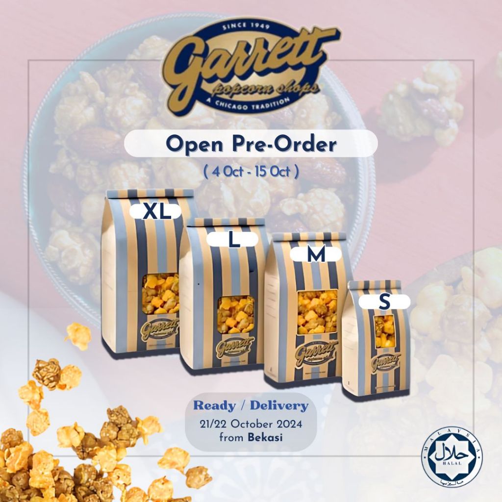 

Popcorn Garrett Malaysia (Halal Certified) Pre-Order (PO) - Ready 21-22 Oct 2024