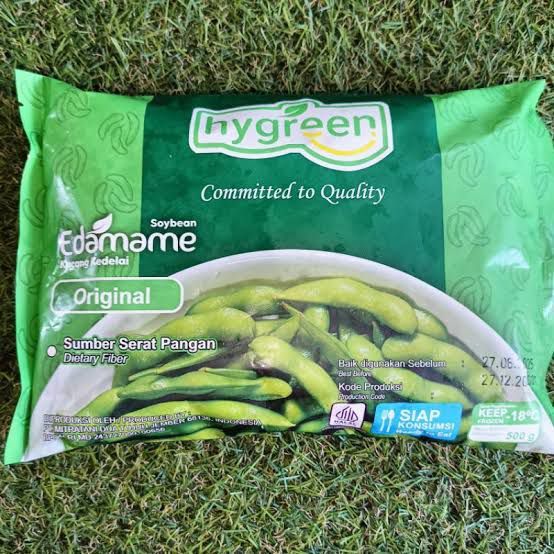 EDAMAME HYGREEN 500 GR / KACANG REBUS / KACANG FROZEN / FROZEN MITRATANI EXPORT QUALITY / KACANG KED