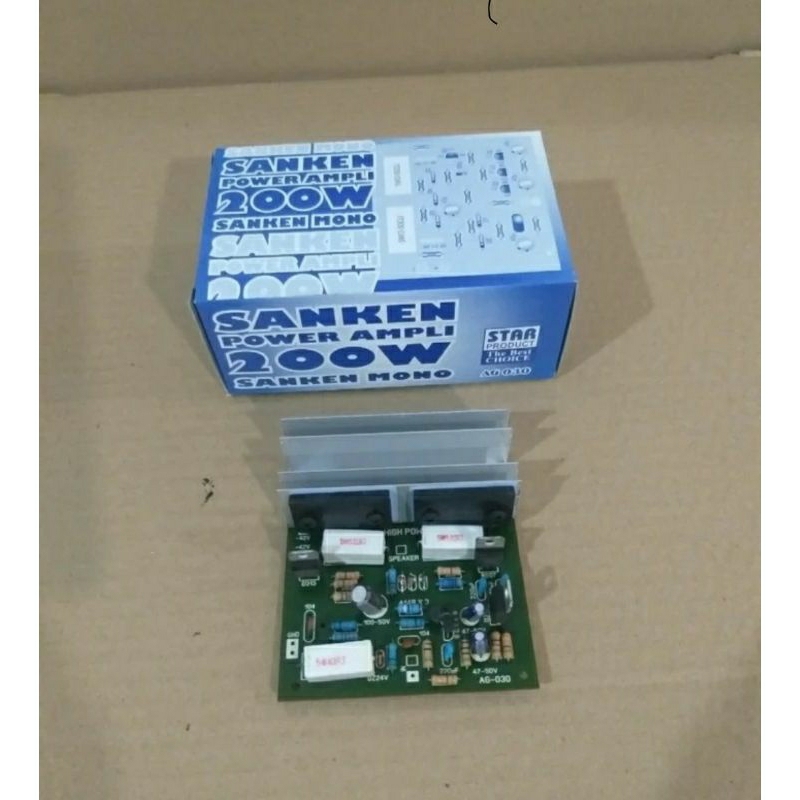 KIT POWER AMPLIFIER 200 WATT MONO SANKEN AG 030 STAR PRODUCT