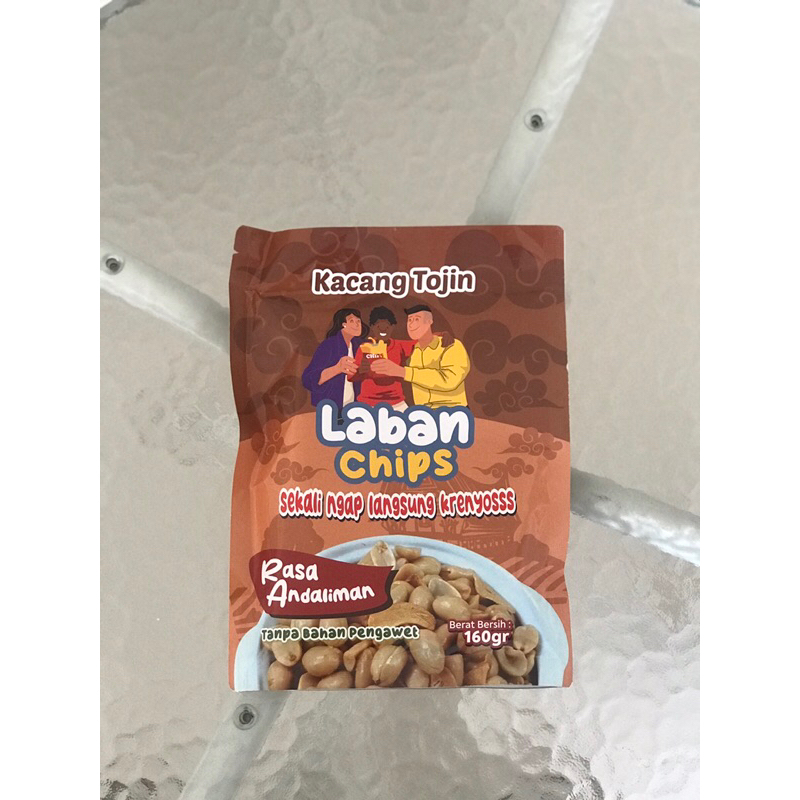 

Kacang tojin Andaliman *Laban Chips
