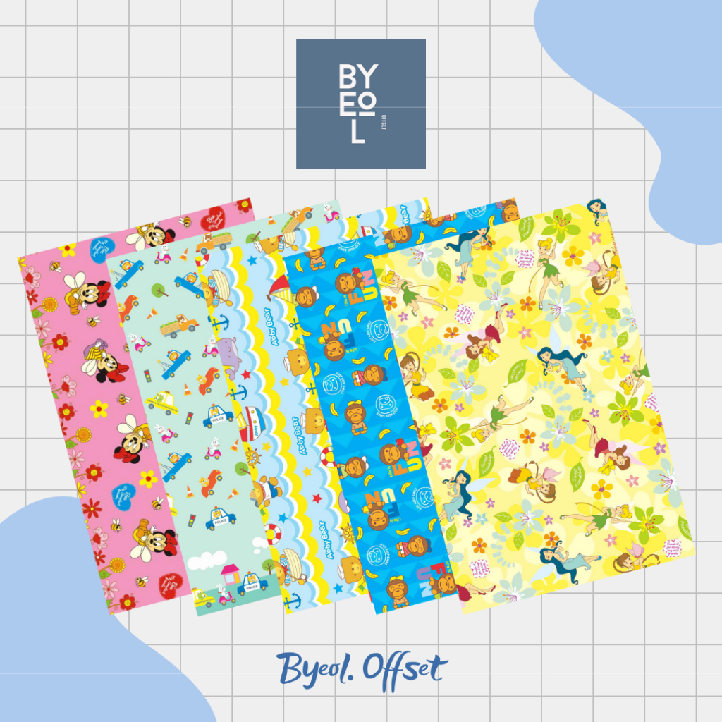 

Kertas Kado BINTANG (1Set isi 10Lmbr) / Kertas kado Motif Karakter Mix A Cowo & Cewe