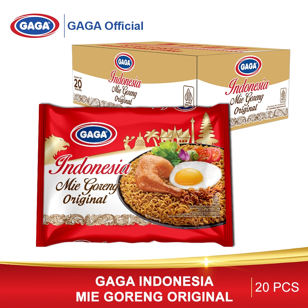 

GAGA Indonesia Mie Goreng Original 20 Pcs (GG151)