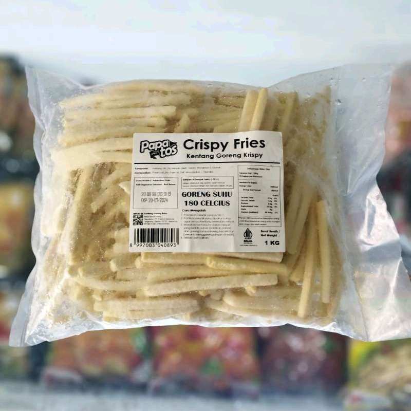 

papatos crispy fries 500gr /kentang goreng krispy