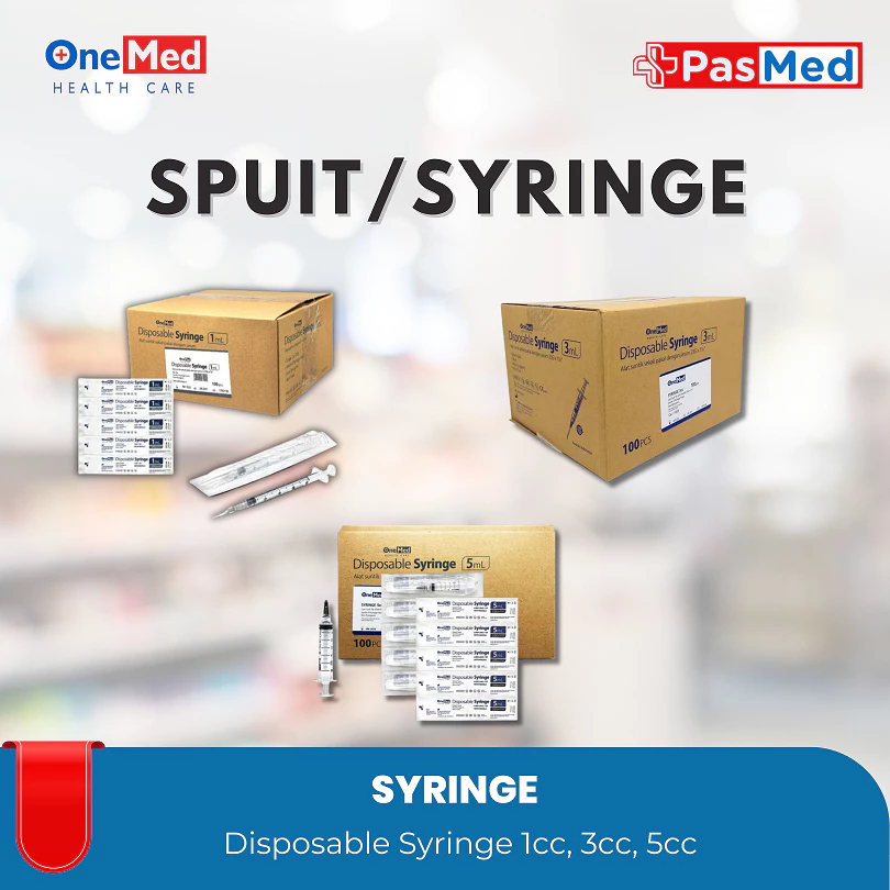 Ready Onemed Spuit 1,3,5 ml per BOX