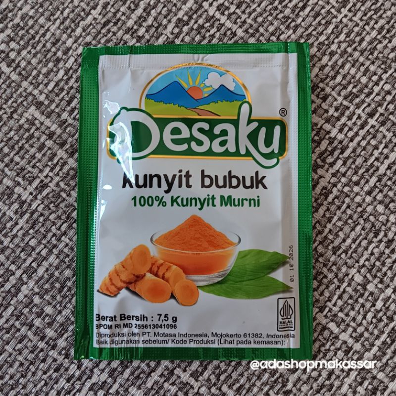 

Bumbu Dapur Desaku Kunyit Bubuk / Ketumbar Bubuk / Marinasi / Ladaku / Tabura Pala (6 pcs)