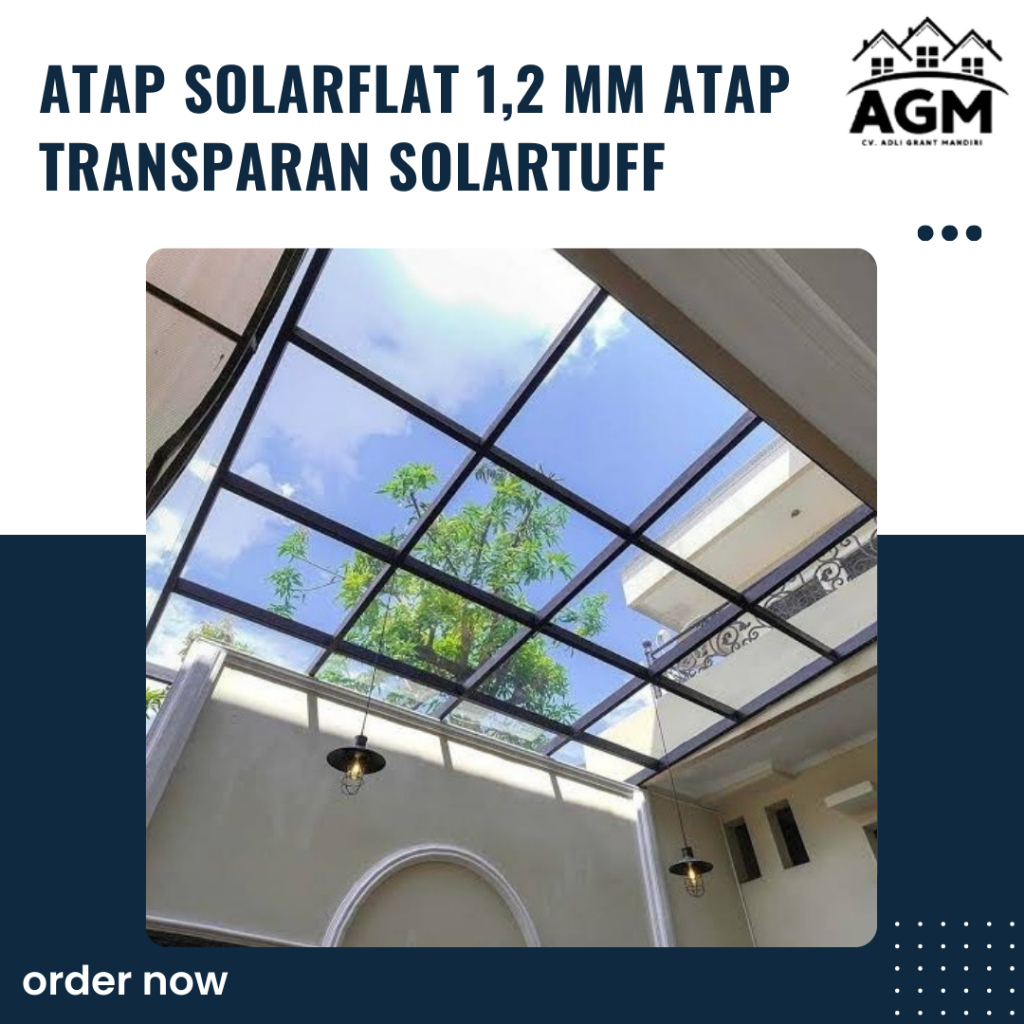 ATAP SOLARFLAT 1,2 MM ATAP TRANSPARAN SOLARTUFF