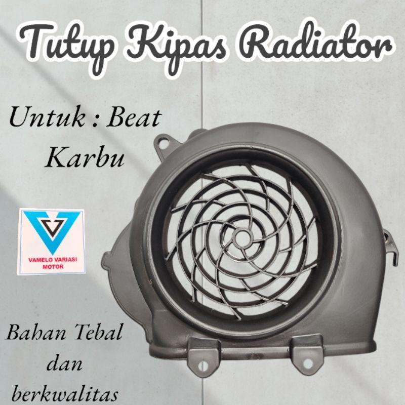 TUTUP COVER KIPAS RADIATOR BEAT KARBU COVER MAGNET TUTUP PELINDUNG BEAT CARBU KARBU KARBULATOR SCOOP