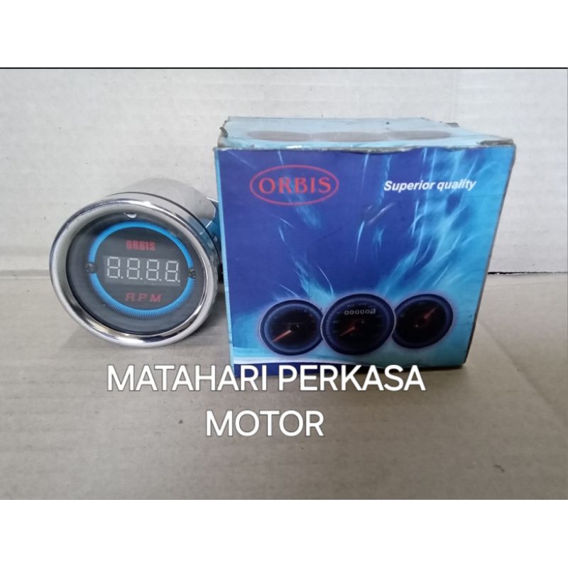 RPM Digital Speedometer Bulat Variasi Orbis