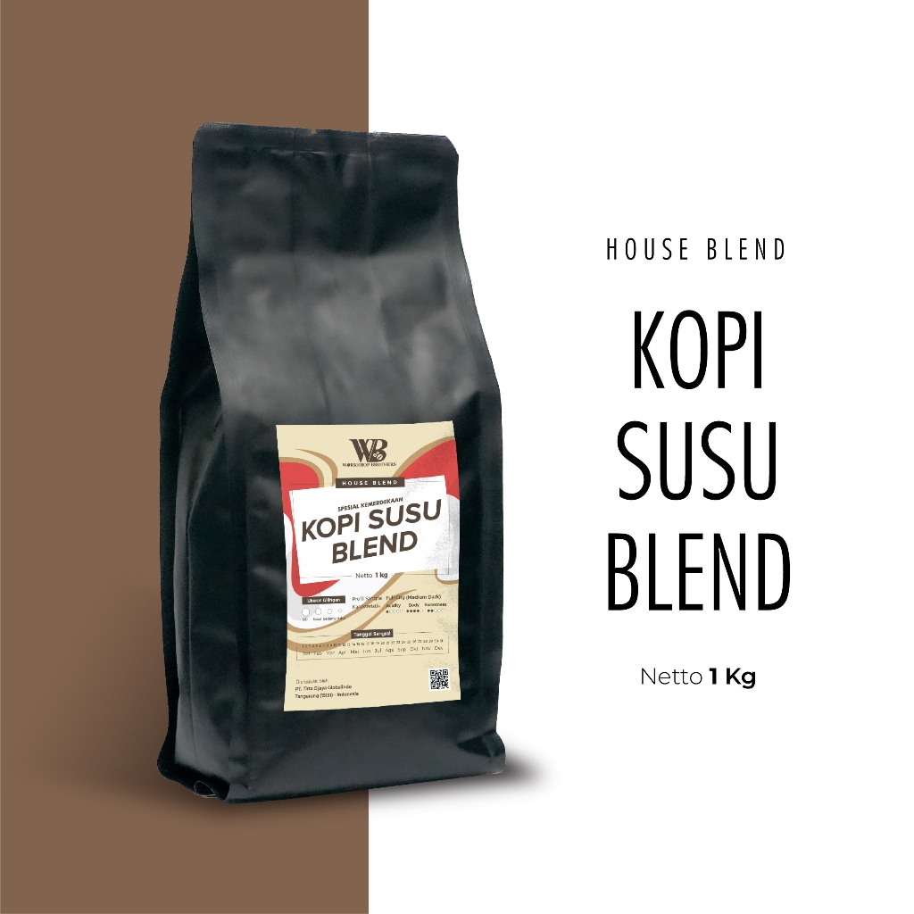 

Kopi Susu Blend 1kg Workshop Brother - Espresso House Blend Kekinian