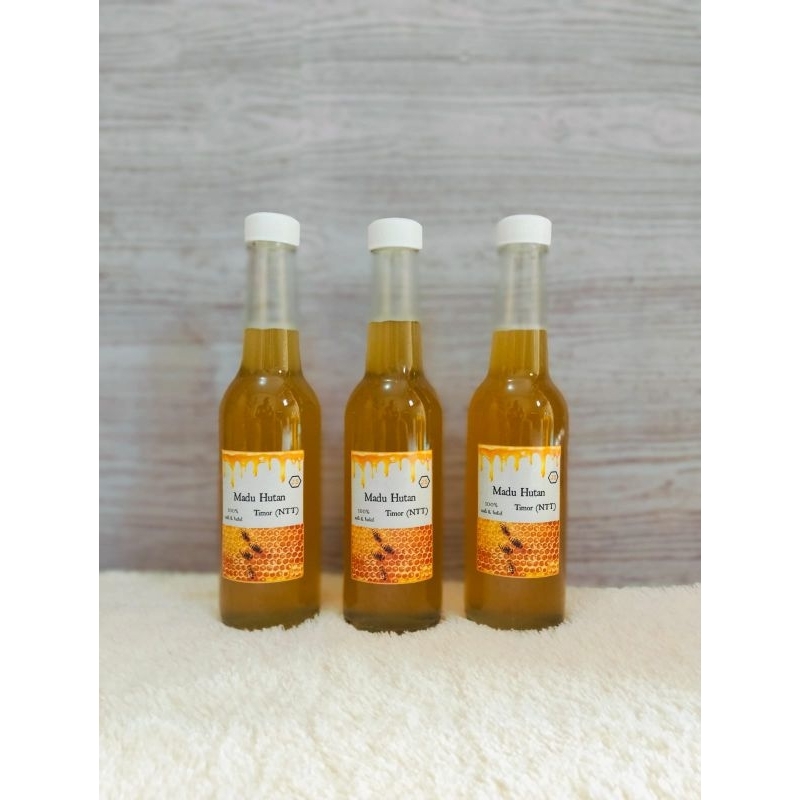 

Madu asli 100% Lebah Hutan Timor-NTT, tanpa campuran (300ml)