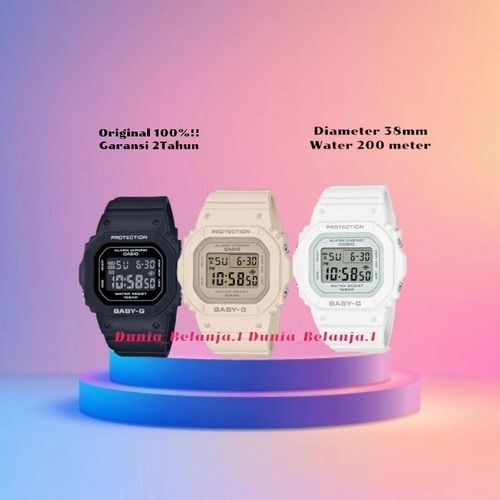 Original 100% Casio BABY-G BGD-565-1DR BGD-565-4DR BGD-565-7DR Jam Tangan Wanita BGD-565 Garansi Res