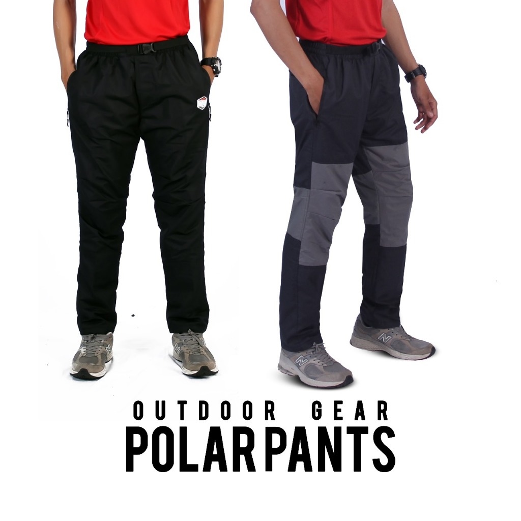 Celana Gunung Celana Polar Outdoor Pria Wanita Celana Summit Inner Polar Hangat Outfrai