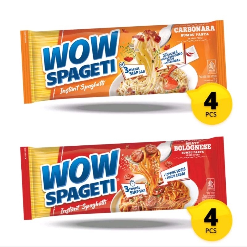 

Pasta WOW Spageti Mix 8 pcs