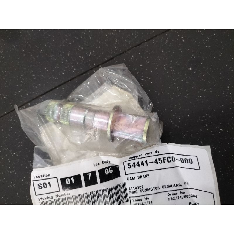 Cam brake Tuas paha rem belakang Suzuki Thunder 125 54441-45FC0-000 original SGP