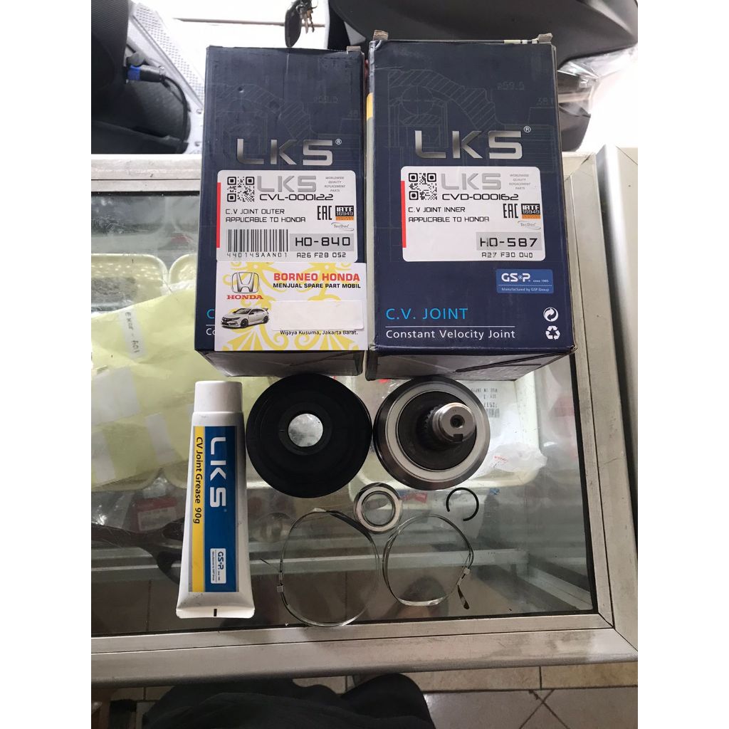 CV JOINT AS RODA LUAR DALAM DRIVESHAFT CRV GEN 2 RD4 RD5 2006 2007 HONDA TDK LKS TRAVINDO 44014-S9E-