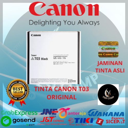 Toner Printer TN-T03 Black Original Cartridge ( ImageRUNNER 525/615/715/527/617/717 )