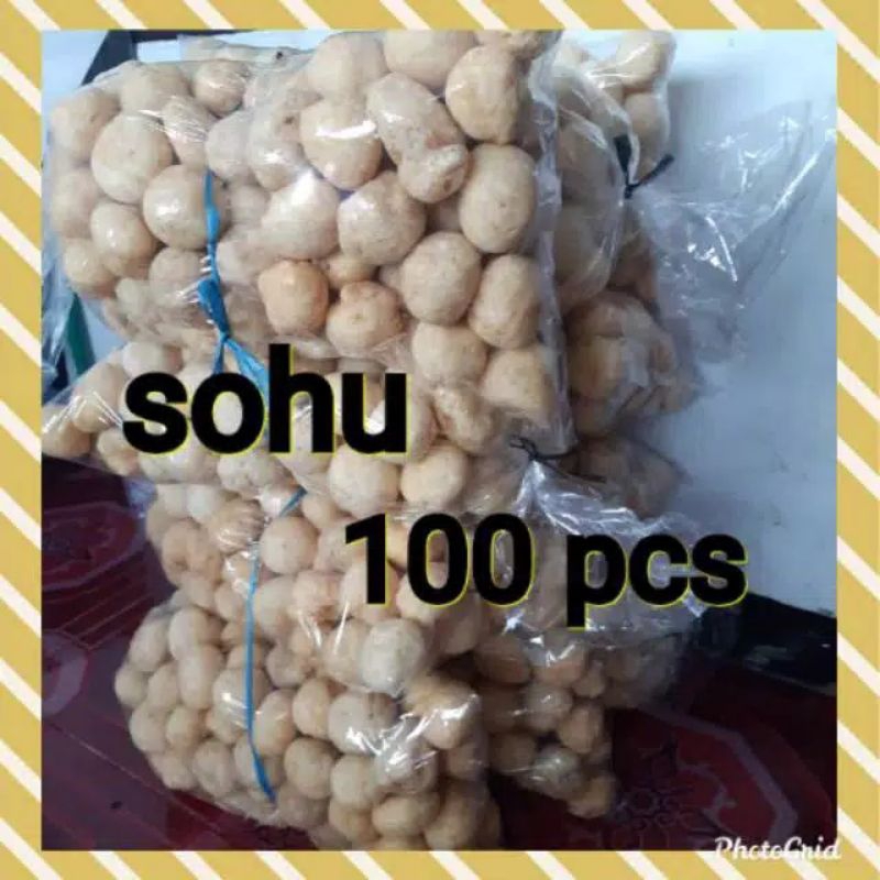 

Sohu 100pcs - Cuanki Sohu - Toping Boci Seblak Mie Ayam Bakso - Cuanki Garut Asli