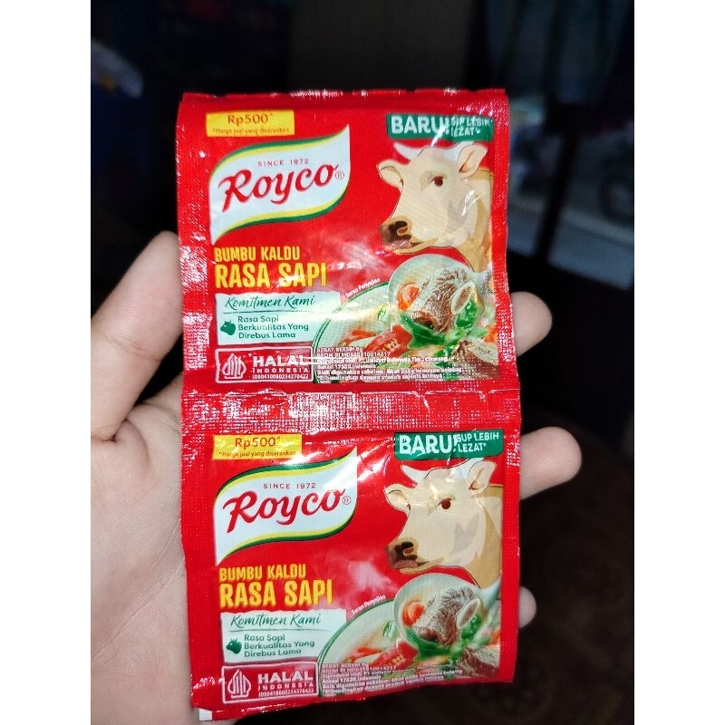 

ROYCO PENYEDAP RASA AYAM SAPI KEMASAN RENTENG