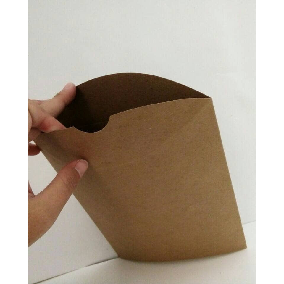 

(10pcs) pillow pack medium kraft liner 280gr tebal dan kuat ukuran 18x23.5cm box packaging