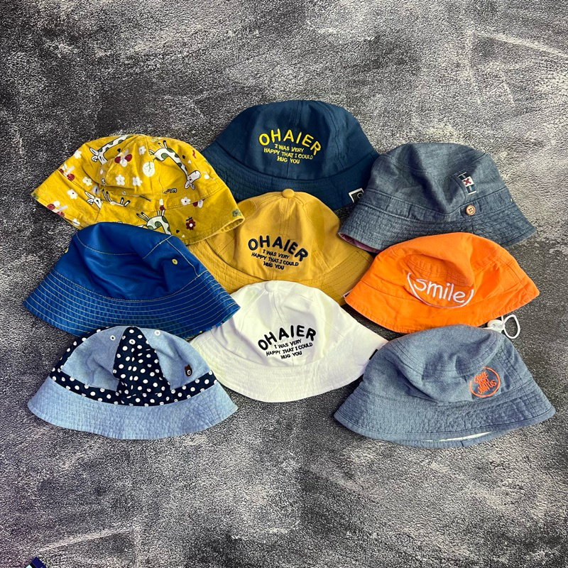 THRIFT TOPI BUCKET HAT / RIMBA ANAK - Second Branded