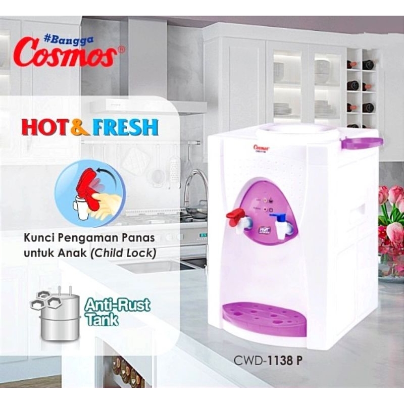 Dispenser cosmos CWD 1138 / CWD 1170 biru&ungu / cosmos Dispenser air cwd 1138/70 / CWD 1138 & CWD 1