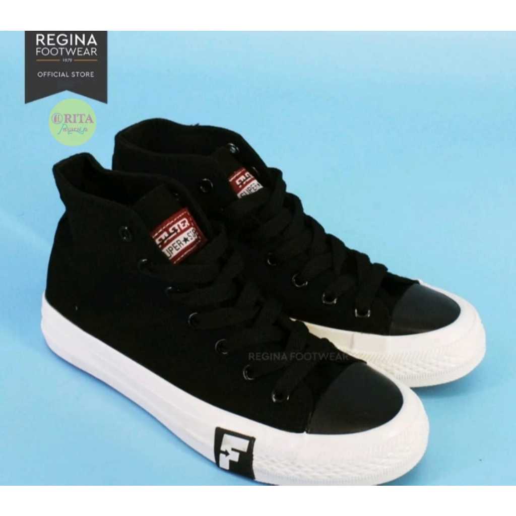 Faster Sepatu Sneakers Kanvas Wanita