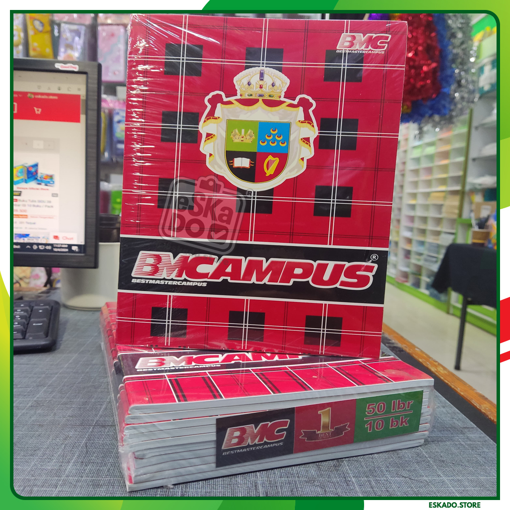 

Buku Tulis BMC Boxy / Buku Tulis Campus BMC ( 50 lembar )