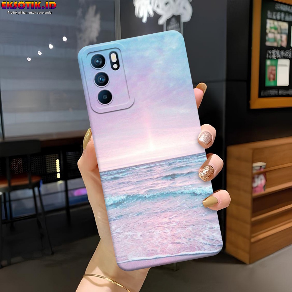Case Oppo Reno 6 5G - Casing Oppo Reno 6 5G  - Fashion Case - Silikon Oppo Reno 6 5G  - Motif Keren 