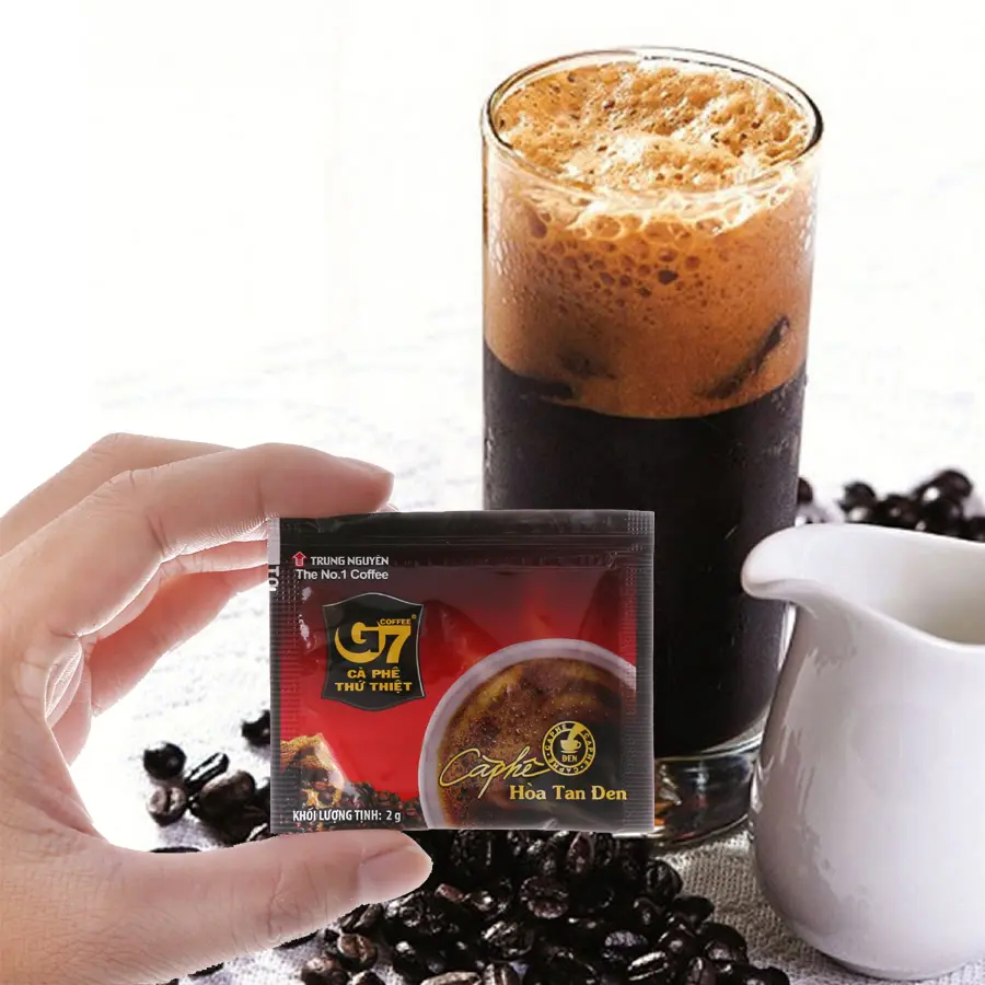 G7 Trung Nguyen Vietnam Coffee Kopi Vietnam G7 Classic Coffee 3 in 1 Black Coffee Coffeemix - Eceran
