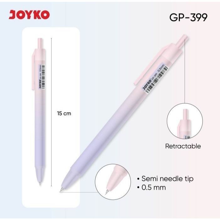 

Gel Pen Pulpen Pena Joyko GP-399 0.5 mm